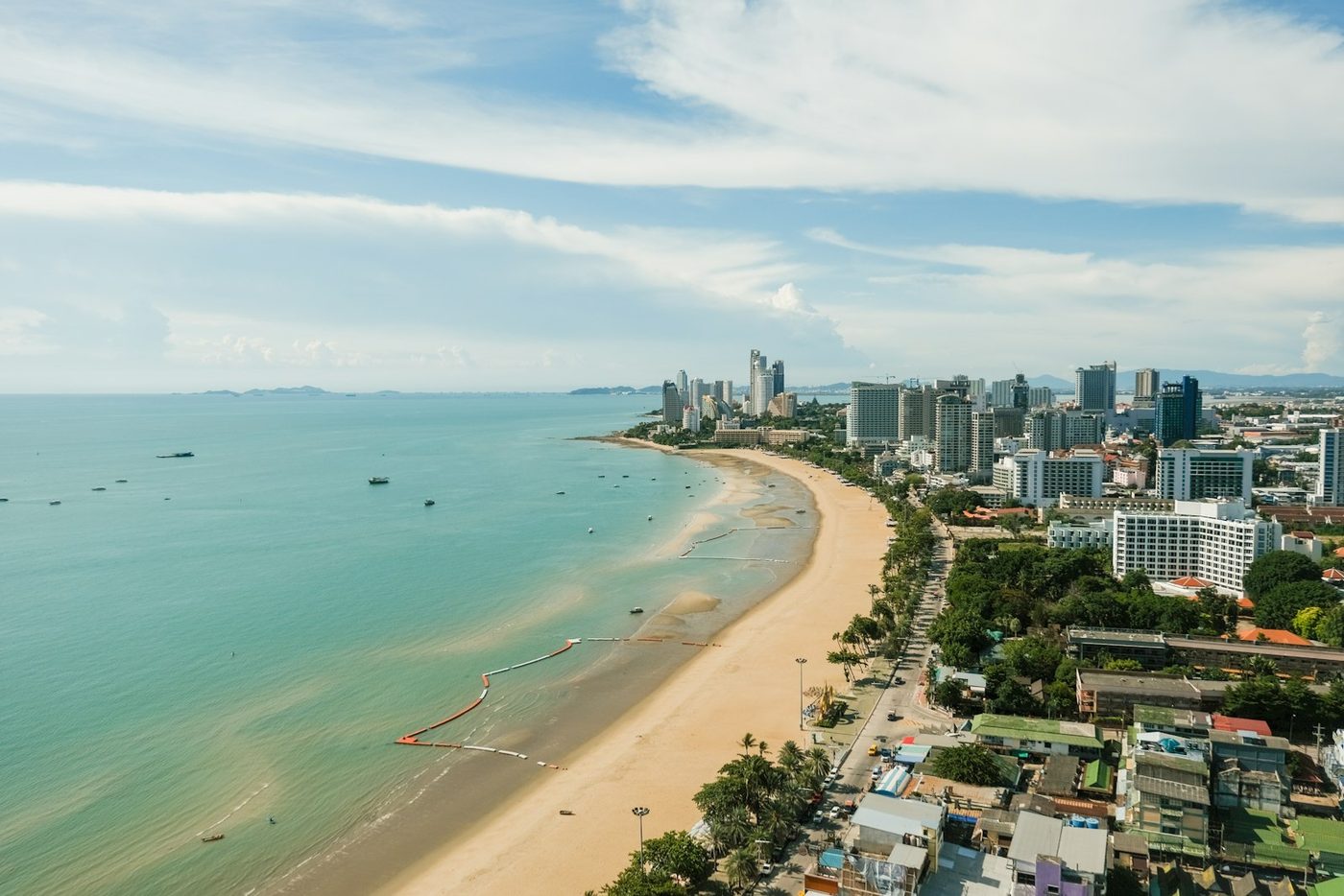 Pattaya coastline